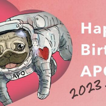 12月11日は幸福を呼ぶ犬・アポの誕生日！オリジナル画像プレゼント！！